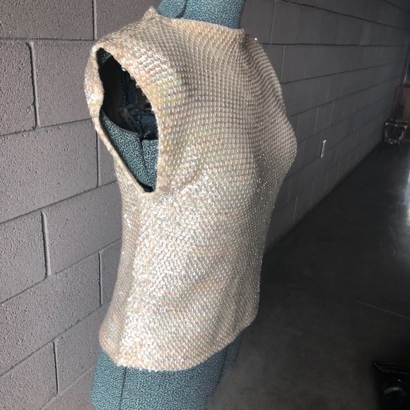Vintage Iridescent Sequin Sweater small- medium - Picture 4 of 7